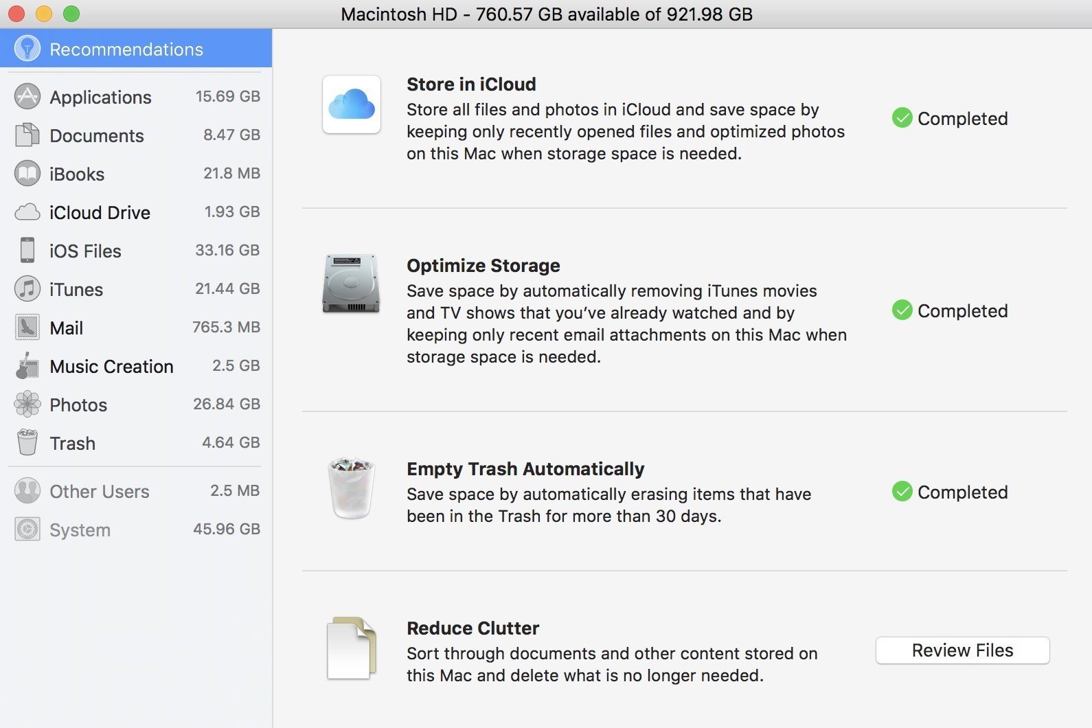 how to clean up mac storage for google drive